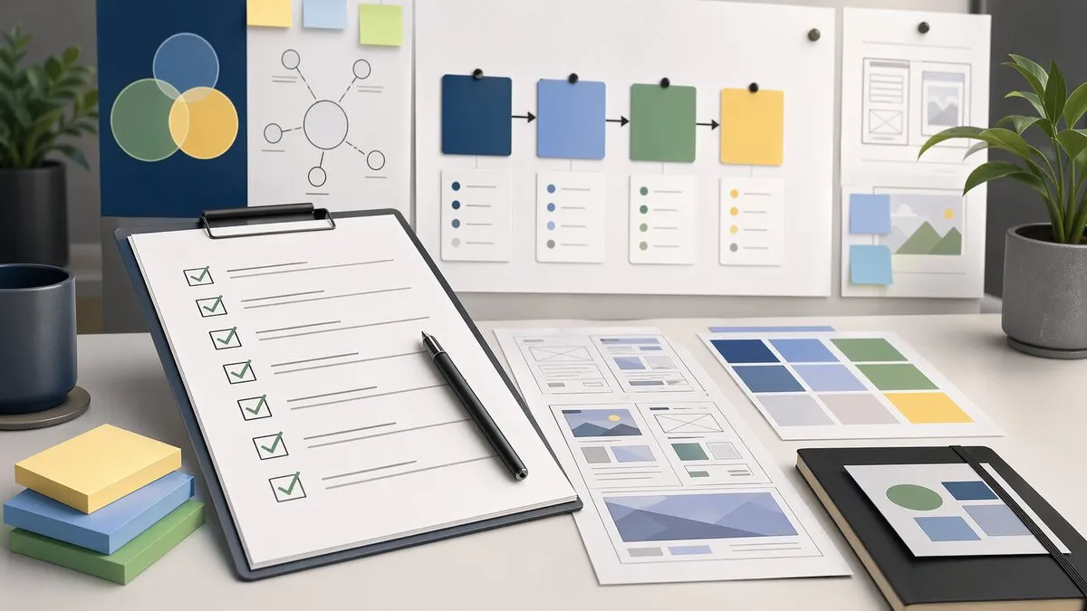 Checklist de briefing de design: modelo gratuito para copiar antes do projeto