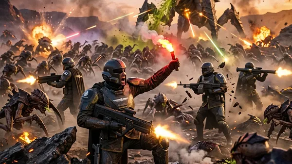 Helldivers 2: A Nova Warbond “Linha de Frente Galactica”