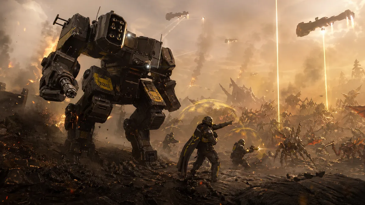 Helldivers 2 Exo Experts chega em 28 de abril: mechs salvam o endgame?