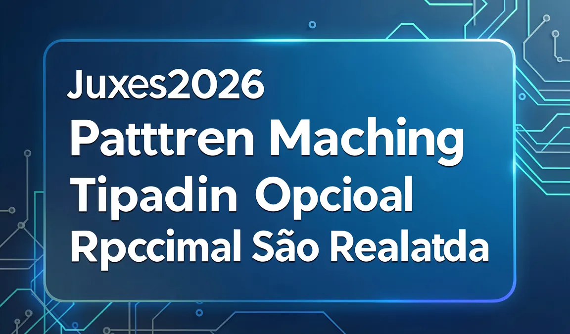JavaScript ES2026: Pattern Matching e Tipagem Opcional São Realidade
