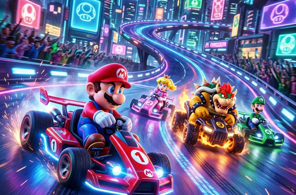 Mario Kart 9: O Que Esperar do Titulo de Lancamento Mais Ambicioso do Nintendo Switch 2?