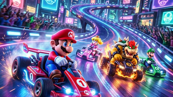 Mario Kart 9: O Que Esperar do Titulo de Lancamento Mais Ambicioso do
