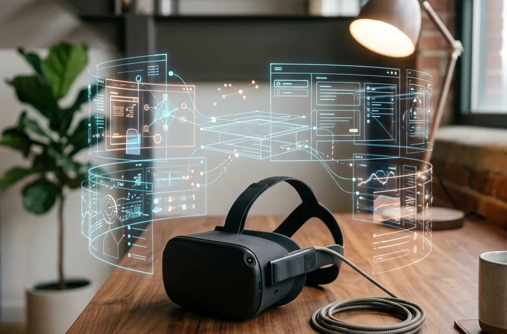 Navegação Espacial: As Tendências de UI/UX em 2026 para Jogos de Navegador em 3D e WebXR