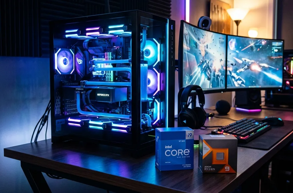 Processadores Intel Arrow Lake vs AMD Ryzen 9000 em 2026: qual comprar