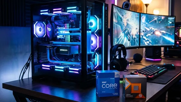 Processadores Intel Arrow Lake vs AMD Ryzen 9000 em 2026: qual comprar