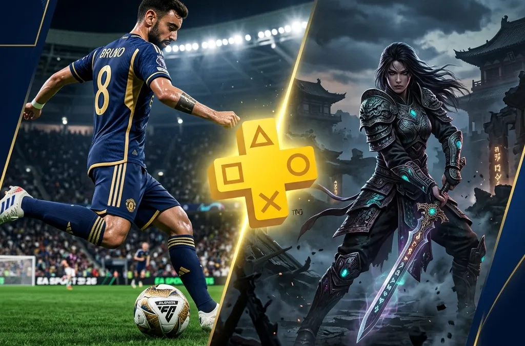 PS Plus Essential de Maio 2026: EA Sports FC 26 e Wuchang Lideram o Pacote