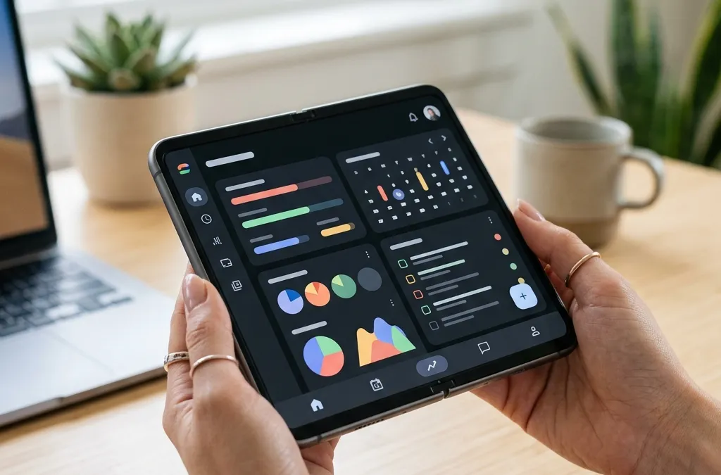 Smartphones Dobraveis em 2026: O Guia Essencial para Otimizar Seu App e